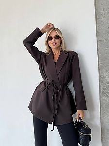 Жакет в цвете шоколад