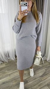 Купить костюм с юбкой из альпаки оптом и в розницу в Украине Костюм из альпаки