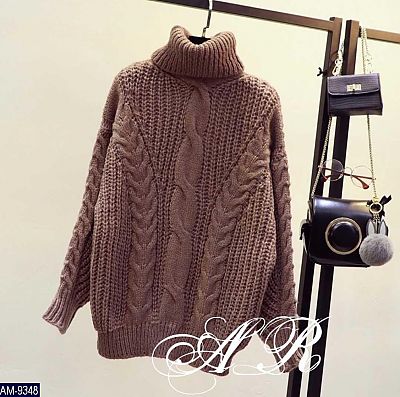 свитер с высоким горлом