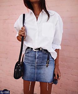 рубашка оверсайз