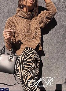 свитер короткий