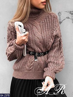 свитер с высоким горлом 1