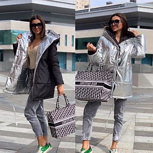 Зимняя куртка зефирка