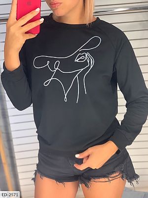 С чем носить свитшот