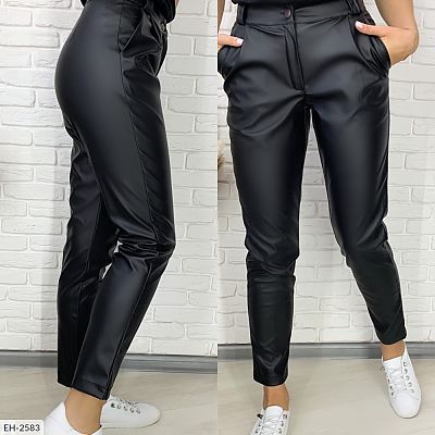 кожаные брюки EH-2583 С чем носить кожаные брюки и легинсы