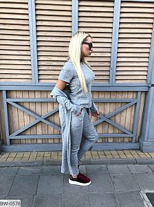 костюм тройка из трикотажа