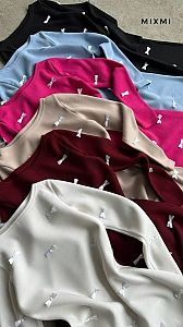 Трикотажное платье Mix-0008 Купить трикотажное платье Mix-0008 оптом в Украине дешево