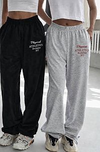 широкие велюровые штаны с затяжками снизу Brnd-0007 Купить широкие велюровые штаны с затяжками снизу Brnd-0007 оптом в интернет магазине Поставщик